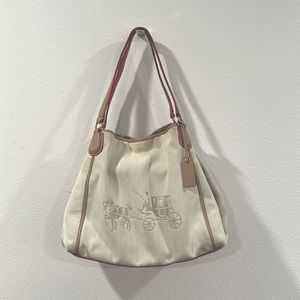 Coach Canvas Horse and Carriage Bag